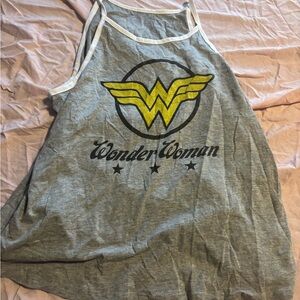 New Wonder Woman Gray Tank Top